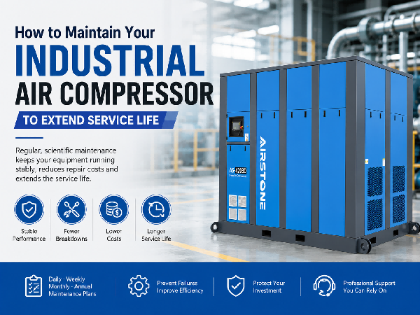 How to Maintain Your Industrial Air Compressor to Extend Service Life