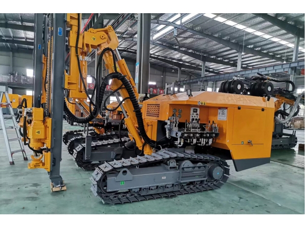 Matching of tracked drilling rigs and diesel portable air compressor